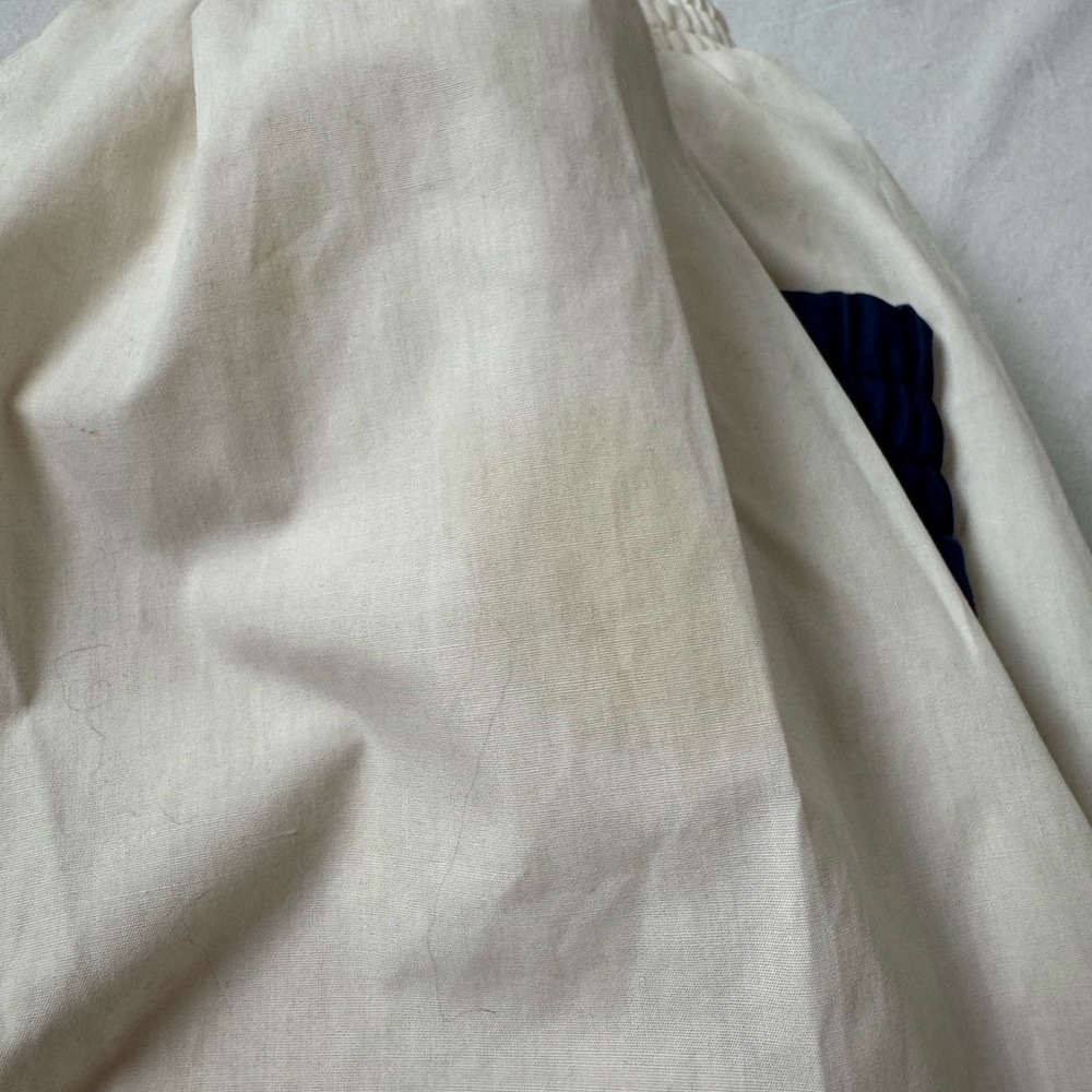 Ash Sport Navy and White Striped Jacket Preppy Coastal - Picture 10 of 10